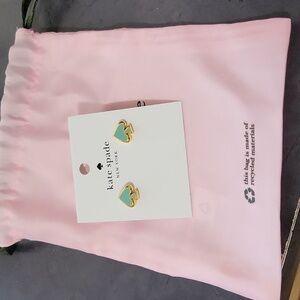 Kate Spade Everyday Spade Enamel earrings